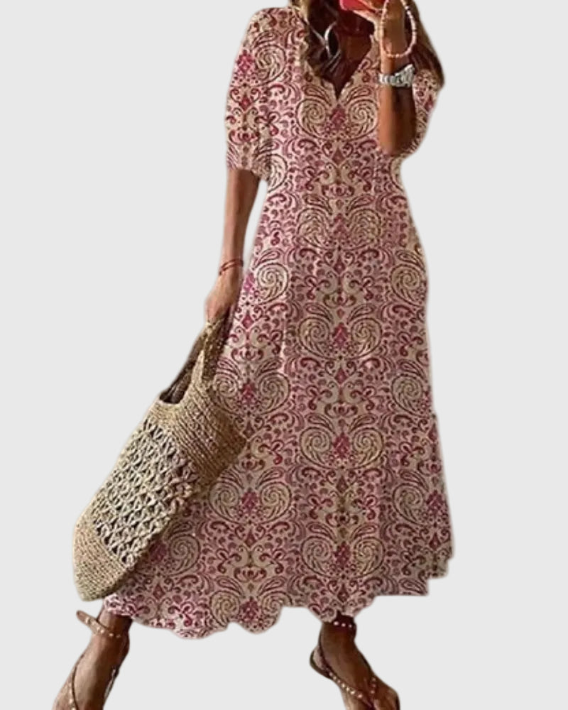 Amália | Vintage boho maxiruha nyárra