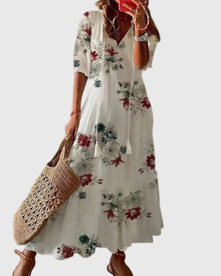 Amália | Vintage boho maxiruha nyárra