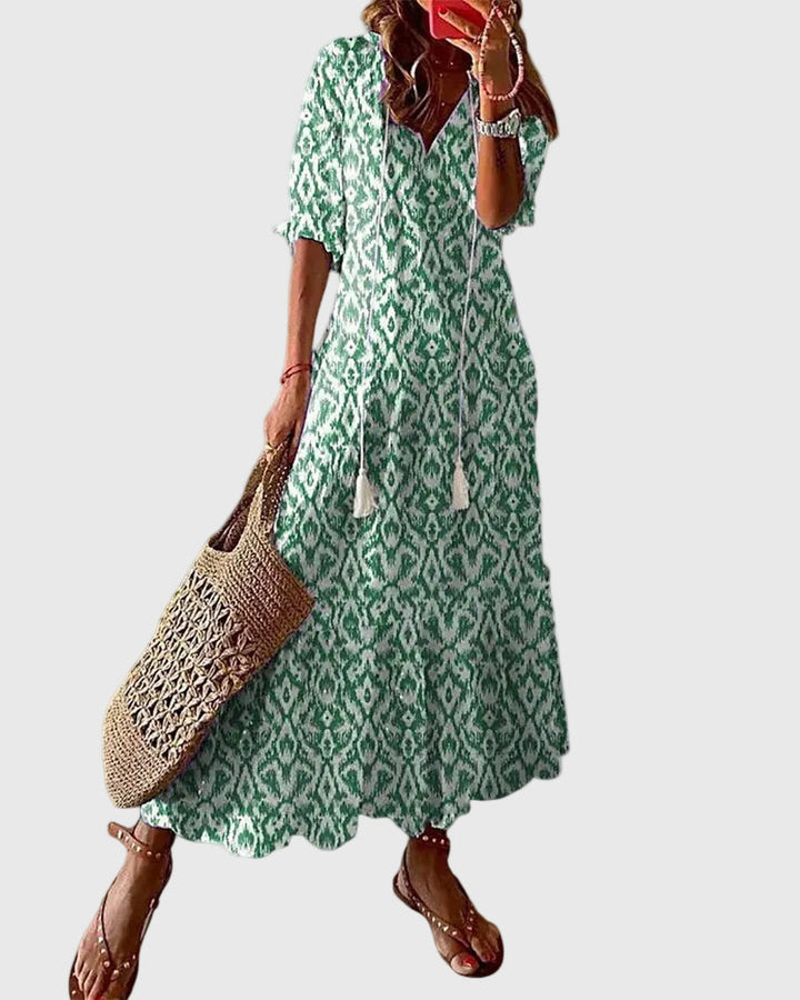 Amália | Vintage boho maxiruha nyárra