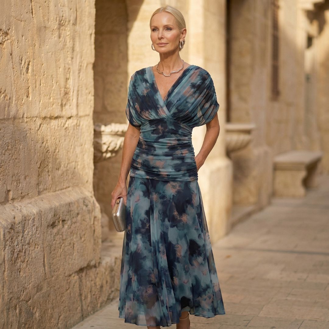 Luna | Elegáns kék ruha