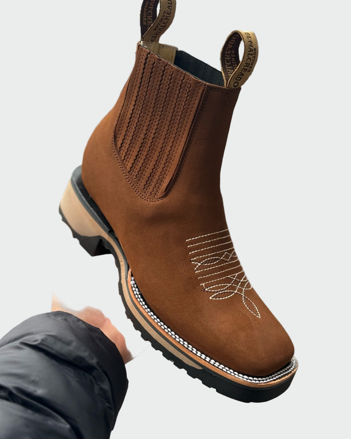 Bőr cowboycsizma