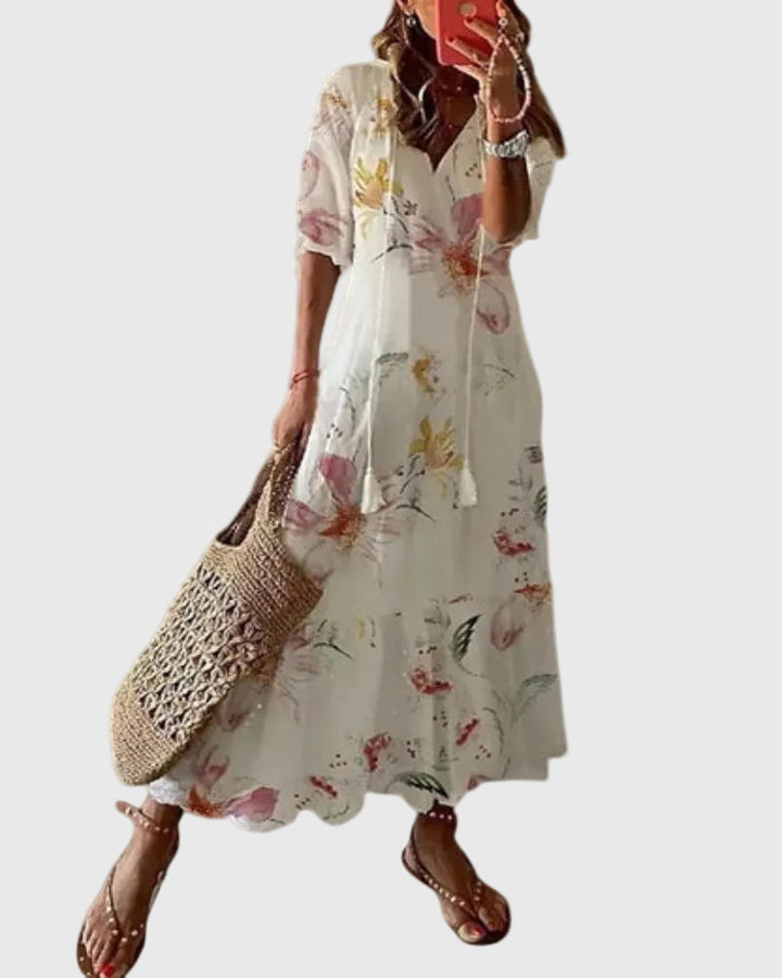Amália | Vintage boho maxiruha nyárra