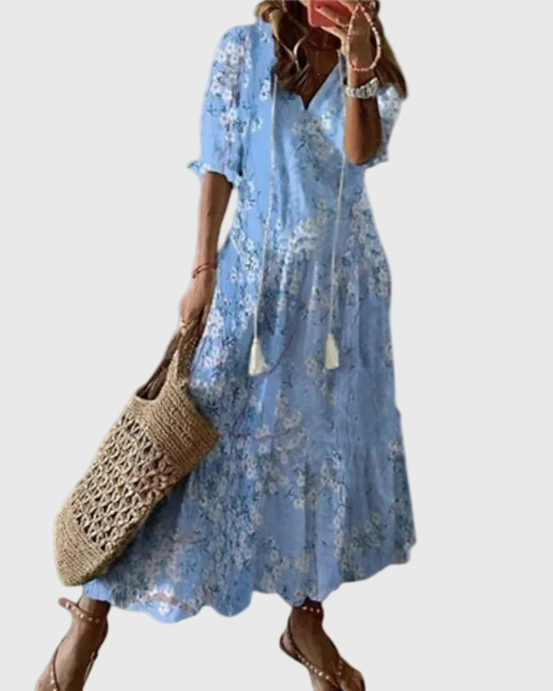Amália | Vintage boho maxiruha nyárra