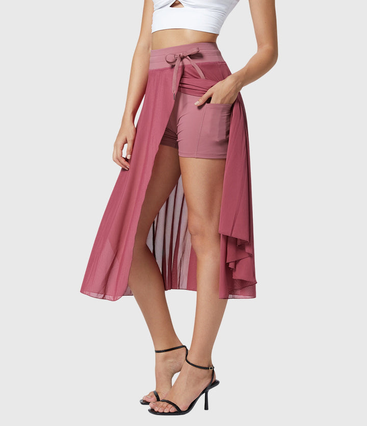 Melinda™ | Elegáns 2 az 1-ben szoknya