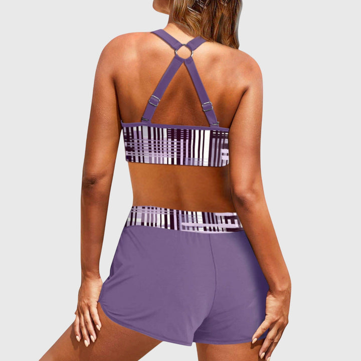 Jázmin | Magas derekú bordázott bikini