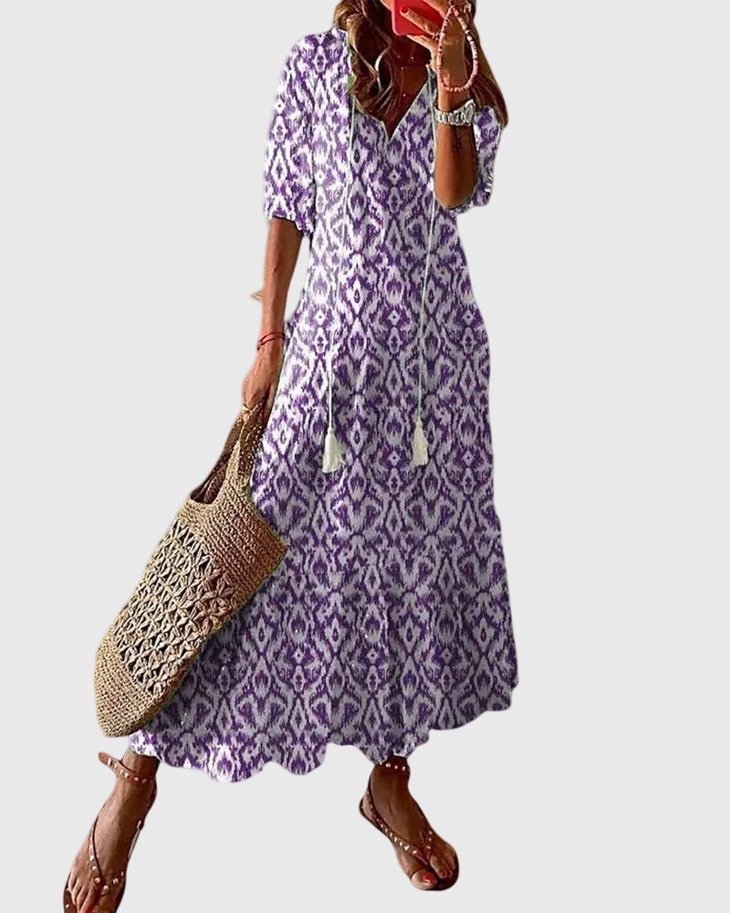 Amália | Vintage boho maxiruha nyárra