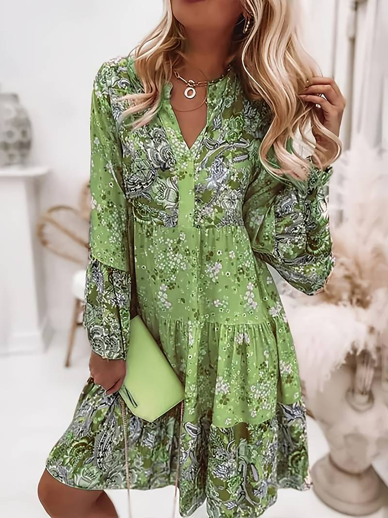 Etel | Mintás boho ruha