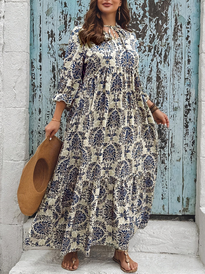 Malvin | Mozaikmintás boho ruha