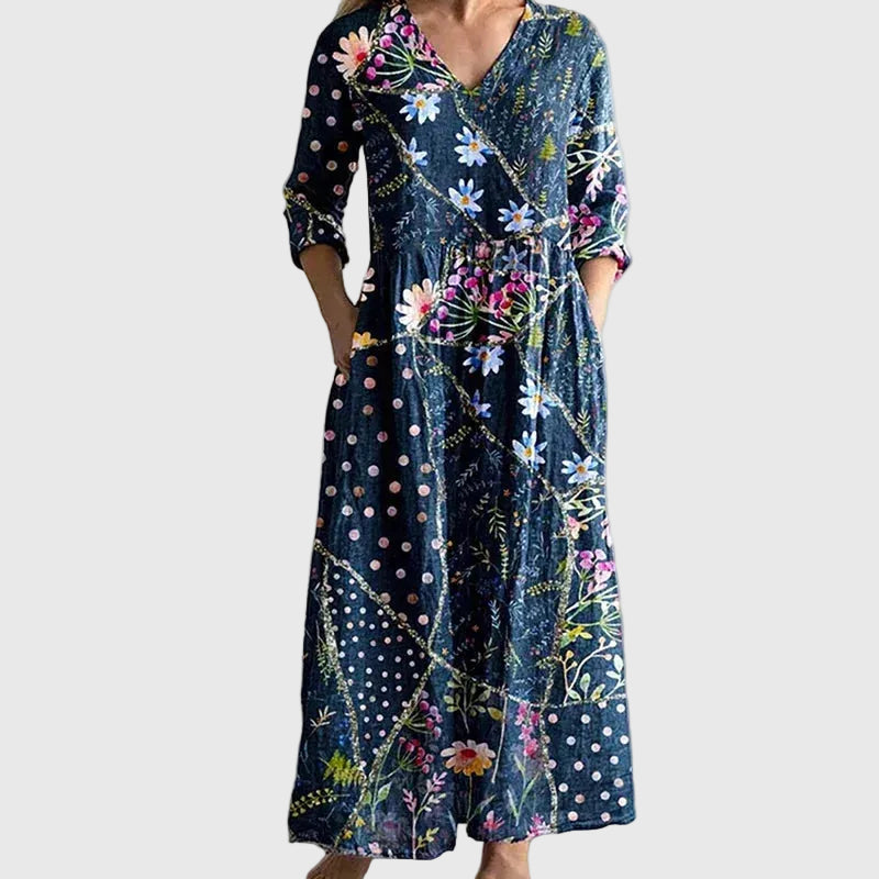 Zsóka | Elegánsan bájos maxiruha