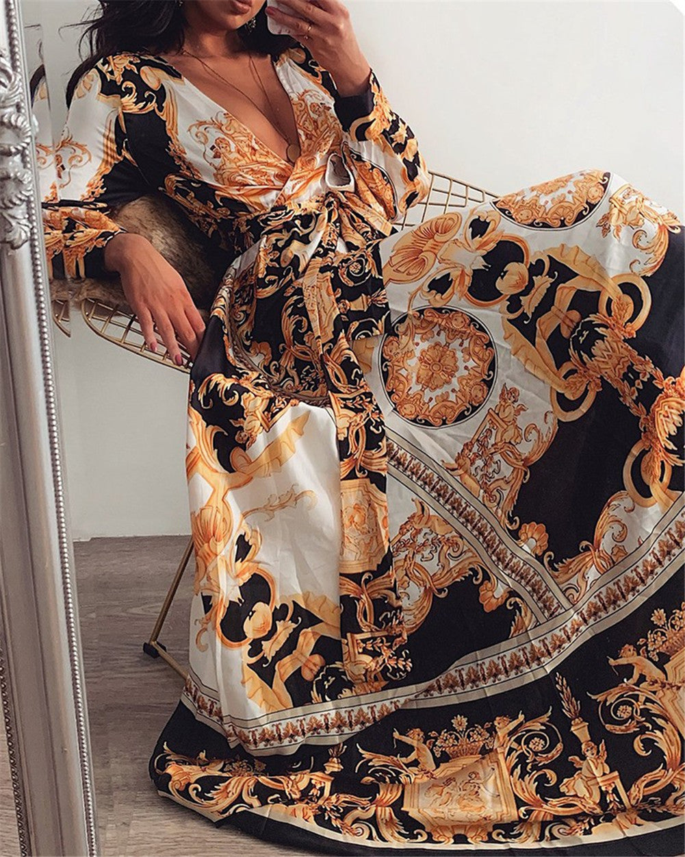 Fatima | Mintás boho ruha