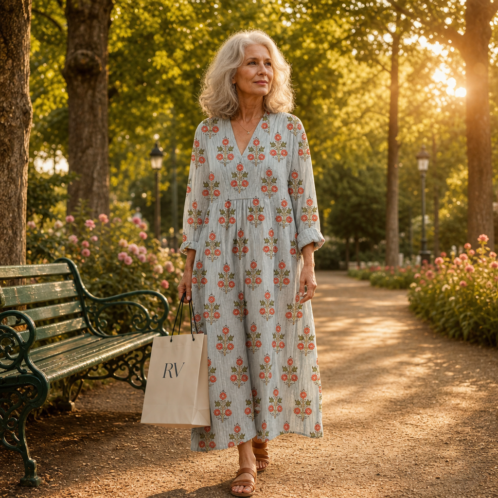 Chloé - Karcsúsító Nyomott Nyári Ruha