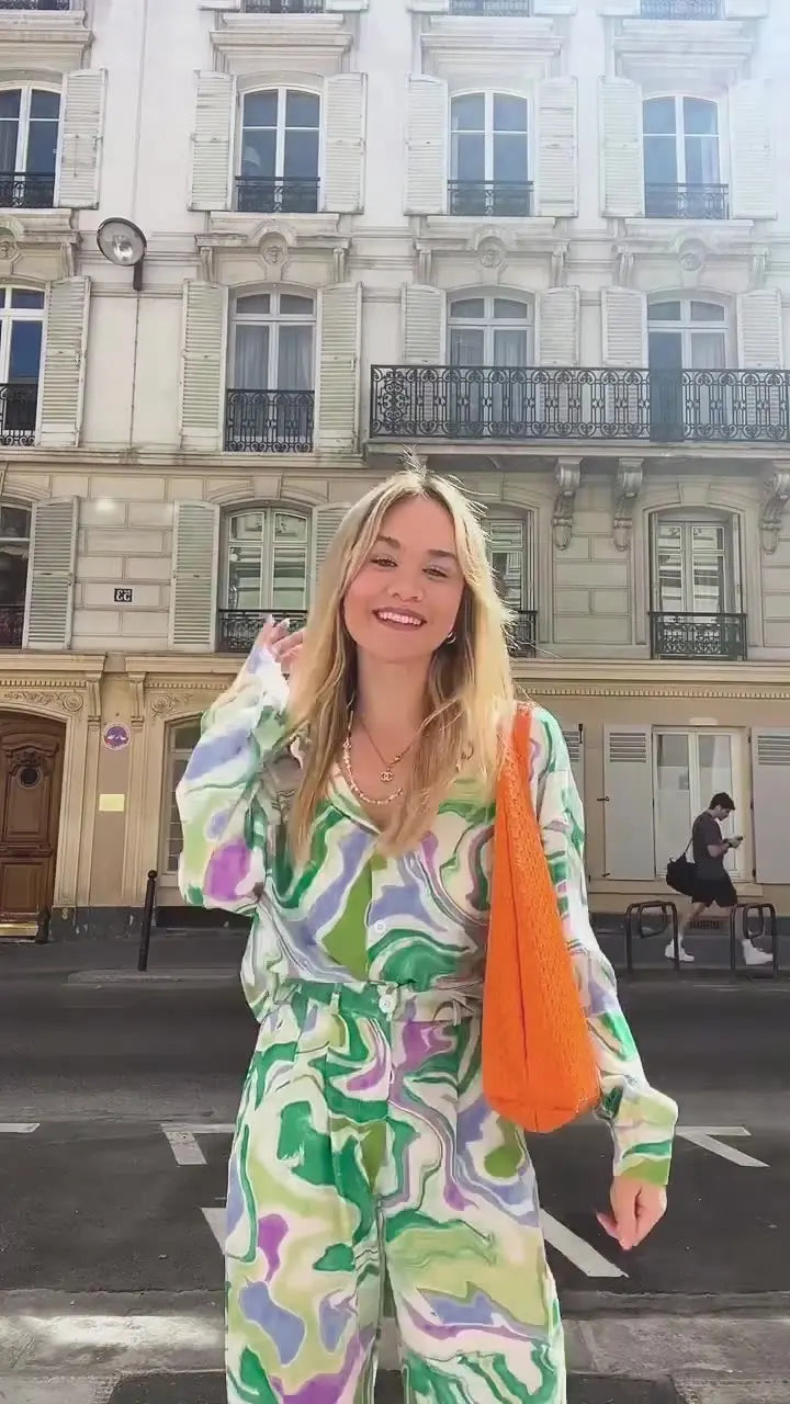 Zorka | Merész, örvénymintás szett