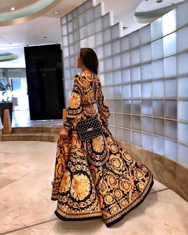 Fatima | Mintás boho ruha