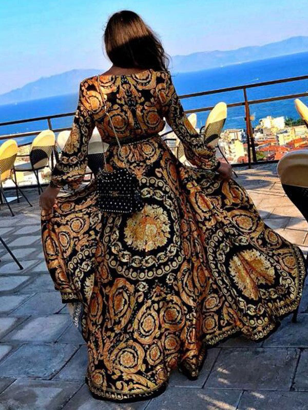 Fatima | Mintás boho ruha