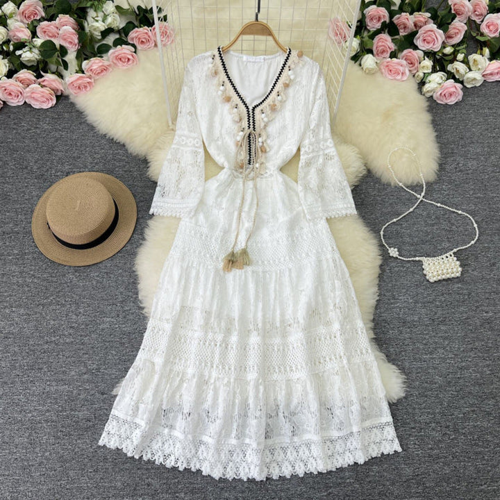 Ágnes | Csipkés boho ruha