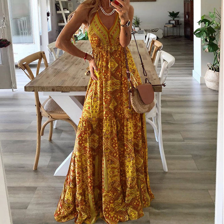 Györgyi | Ujjatlan boho ruha