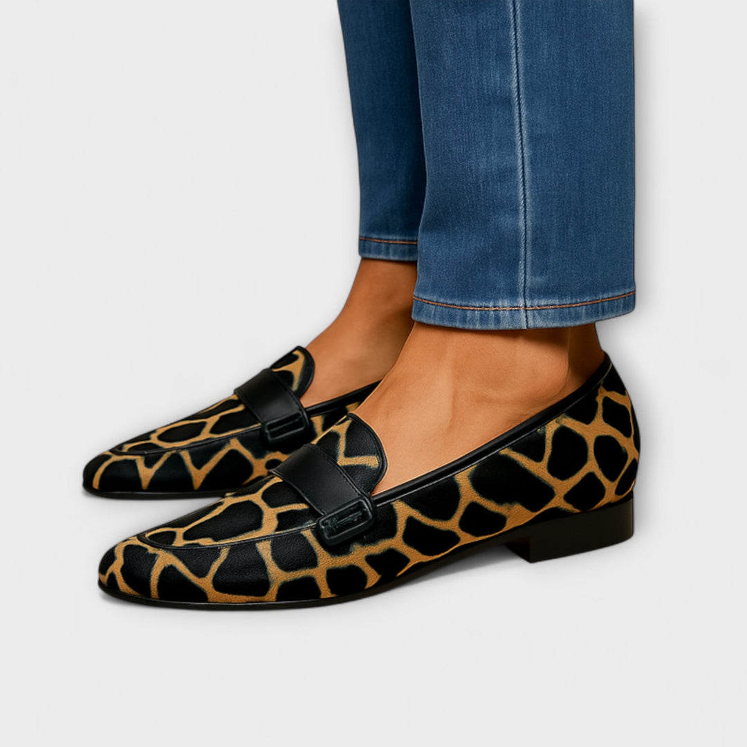 Vivien™ | Leopárdmintás mokaszin
