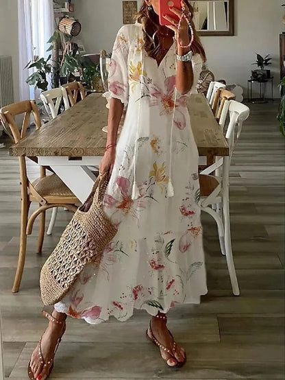 Mihaéla | Hasat elrejtő boho ruha