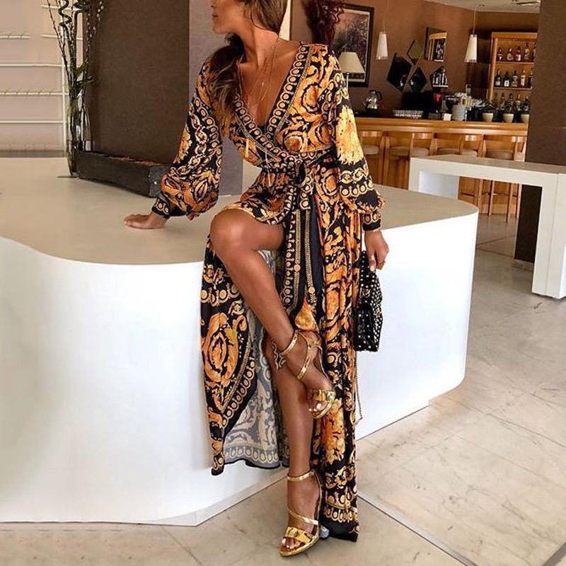 Fatima | Mintás boho ruha