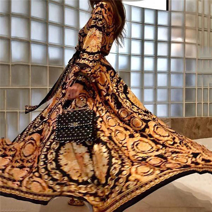 Fatima | Mintás boho ruha